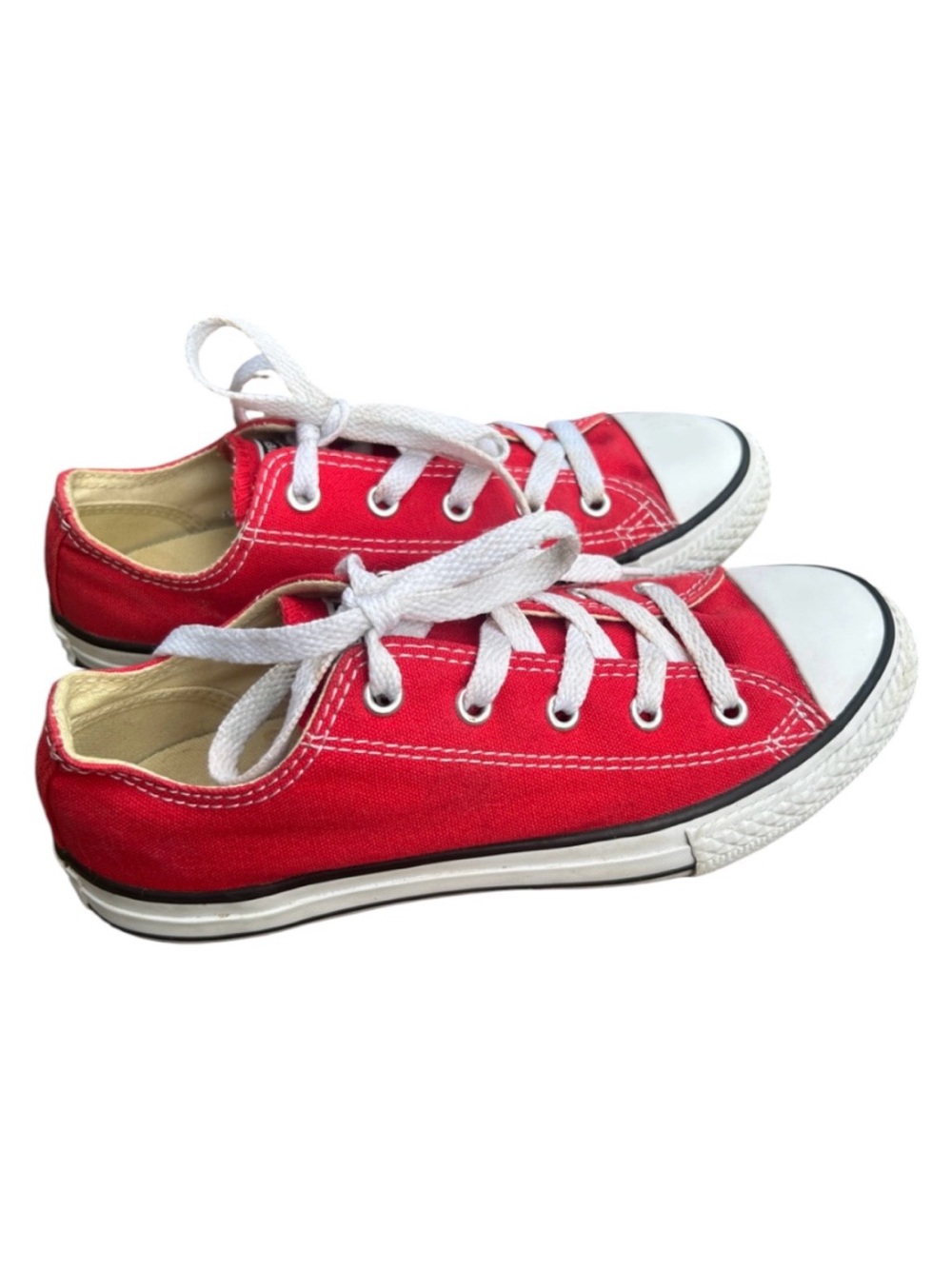 Converse Chuck Taylor All Star Low Top Red Youth Size 2